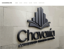 Tablet Screenshot of chavarriacpa.com